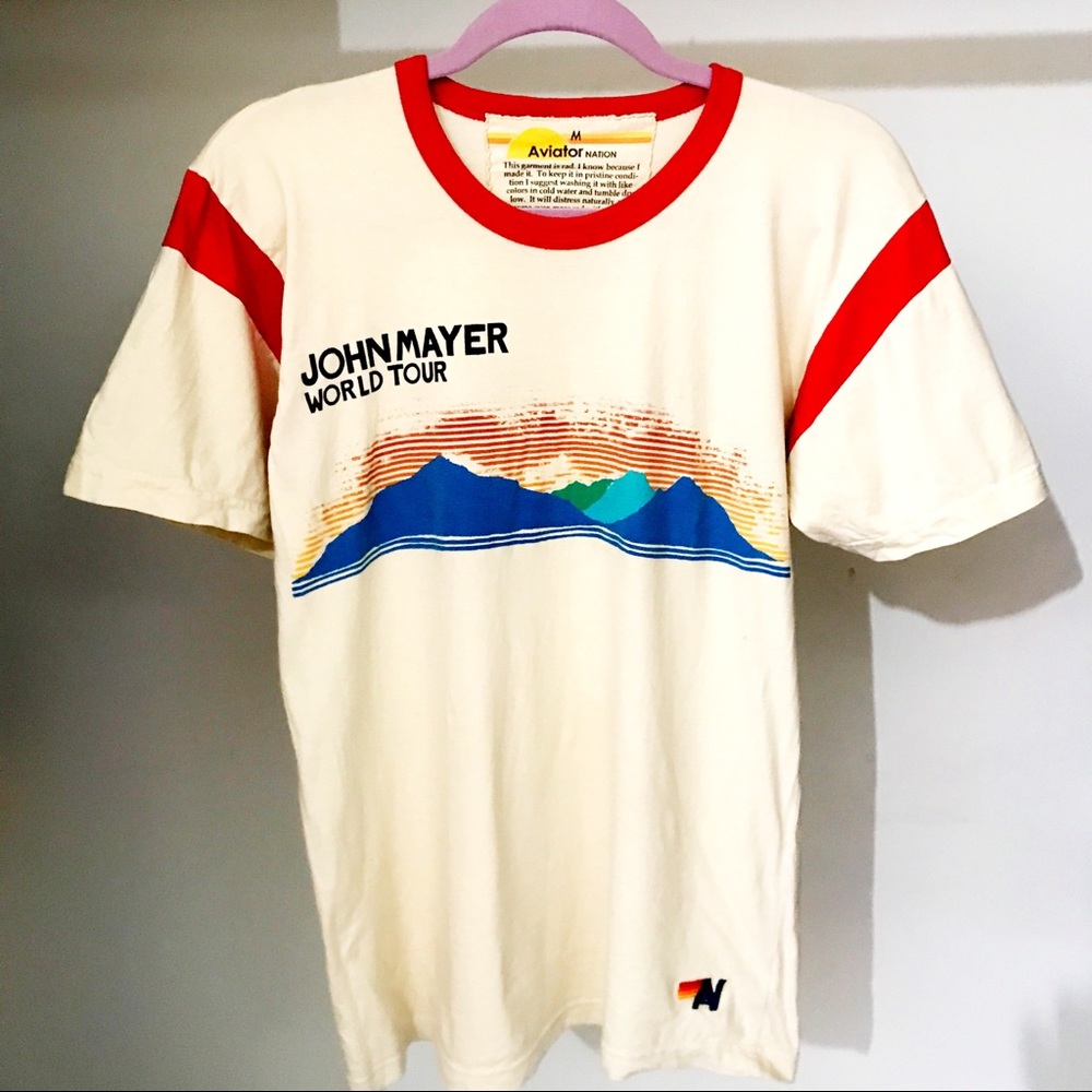 Rare Aviator Nation John Mayer World Tour Tee
